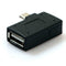 Micro 90 Degree OTG Adapter USB 2.0 Host Left/Right Angle For Phone/Tablet