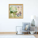 5D DIY Diamond Painting Flower Butterfly Full Round Embroidery Kit (LG122) A