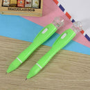 Multifunctional Ballpoint Pen With LED Light Flashlight Stationery I1G8