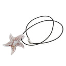 Set Starfish Lampwork Glass Necklace Pendant Earrings HOT