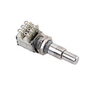 Guitar Bass Mini Dual Pots Stacked Concentric Potentiometer W/ Center Deten N9N5
