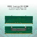 DDR3 Laptop SODIMM to Desktop DIMM Memory RAM Connector DDR3 Adapters K8Q0