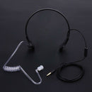 1pin 3.5mm Throat Mic Microphone Covert Acoustic Tube Earpiece Headset For