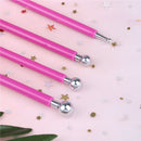 4 PCS Fondant Cake Decorating Pen Metal Ball Flowers Sugar Craft ModellingTEUS
