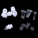 White Rubber Damping Balls w/ Anti-drop Pins Set for DJI Phantom 3 RC Drone