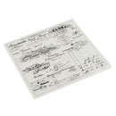 English Decoration Silicone Clear Rubber Stamp Script DIY Scrapbooking Card