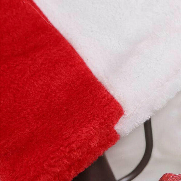 1PC Funny Party Hat Christmas Hats Long Striped Felt Plush Hat Holiday Theme Hn