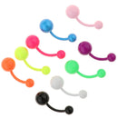 9 Pieces Multicolored Stainless Steel Navel Piercing Belly Rings Earrings Woman