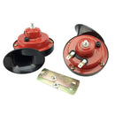 2 Pieces Double Sound Schneckenhorn Electric Air Horn For 12V Motorcycle Car