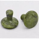 2x Traditional Natural Jade Stone Hot Warmer Heater Massage Rock