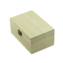 3x 125/150/175mm Plain Unfinished Wooden Storage Box for Jewelry Gift Gadget