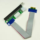 PCI-E Extention Cable Express Riser Card Adapter Flex Ribbon 1X To 16X Powe