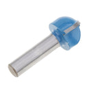 Carpentry 19mmx8mm Round Shank Core Box Router Bit Carbide Shaker Cutter