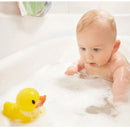 4PCS Baby Bathing Developmental Toys Water Floating Squeaky Rubber Ducks A