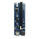 006C PCI-E 1x to 16x Extender Riser Card USB 3.0  6Pin SATA for BTC Mining SN9F