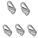 5Pcs 43mm Stainless Steel Fending Hooks Fender Spring Hook Snap Attach Rope M6O9