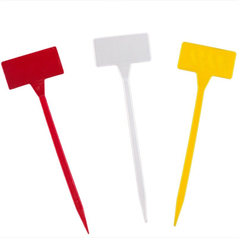 Gardens Planting Tools 50 Pcs Bonsai Plastic Plant Labels Garden Labels T-T P4C3