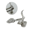 2Pcs Marine Boat Deck Lock Hasp 316 Stainless Steel Lockable Hold Down Clam C9D5