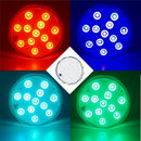 Upgraded 2x12-LED 3.9inch Submersible Led Lights, RGB Waterproof Battery Po