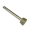 Diamond Grinding Head Short Inverted Conical Carving Tool 8mm