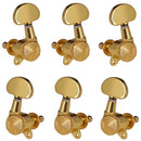 6pcs 3R3L Locking Gear Guitar Tuning Pegs Tuners DIY Making Kits for Folk Guitar