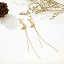 Fashion Butterfly Drop Earrings Long Dangles Women Statement Jewelry Gift