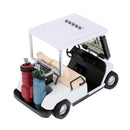 Portable Mini Simulation Golf Cart Clock Game Souvenir Golfer Gift Home Office