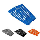 5 Pieces Diamond Grooved EVA Surfboard Traction Deck Grip Tail Pad Black