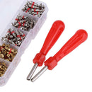 242pcs/set Car A/C Air Conditioning R134a Valve Core Assortment+Remover Tool A