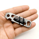 6 in 1 EDC Gadget Outdoor Equipment Camping Keychain Supplies Bottle Opener