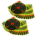 20pcs 12"x12" Self adhesive Splatter & Reactive Targets for Shooting Archery