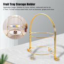 2 Tiers Easy Install Living Room Bowl Home Hotel Fruit Tray Storage Holder
