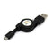 Retractable Micro USB Data Sync Charging Cable Cord Cell Phones Accessories