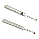2 pcs U V Shaped Stitching Groover Skiving Edge Beveler Leathercraft Leathe
