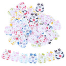 50Pcs Multicolor Cat 2 Holes DIY Wooden Buttons Sewing Scrapbooking Accessor ME