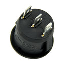 10PCS Black Mini Round 3 Pin SPDT ON-OFF Rocker Switch Snap-in L6F7