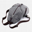 Canvas Backpack School Bag Casual College Travel Purse Shoulder Bag For Men