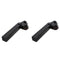 2 Pack Double Wheel Knurling Tool Straight Linear Black Steel Knurl Tool