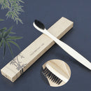 Medium-Bristle Bamboo Toothbrush RainbowWood Teeth Brush Fibre WoodenHands sp