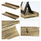 2pcs Wooden Floating Shelves Wall Display Rack for Bedroom Living Room Storage
