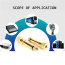 6.3mm 1/4" Male plug to 3.5mm 1/8" Female Jack Stereo Headphone Audio Adapters S