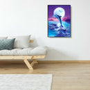 Dolphin Jump Cross Stitch 5D DIY Diamond Painting Full Drill Embroidery Kit