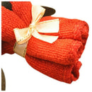 3Pcs Towel Washcloth Wedding Gifts Decoration - Random Color D2E6