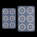 2 Designs DIY Silicone Bead Mold Mould European Jewelry Making Pendant Craft