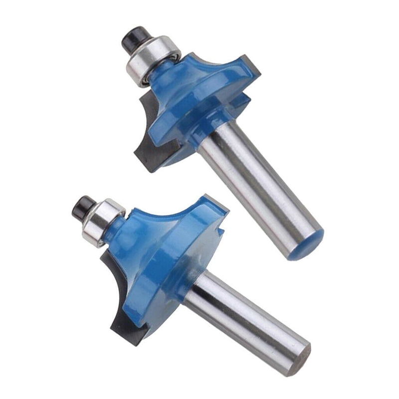 2 X Durable Cemented Carbide End Milling Trimmer 8mm Milling Cutter