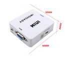 1080P Full HD HDTV Audio VGA to HDMI Video Converter Adapter Box for Laptop PC