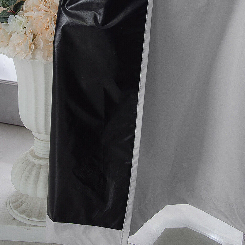 Thicken Fabric Outdoor Curtain Waterproof  Divider Blackout Gray_54x108inch