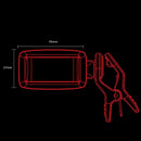 Aroma At-200D Clip on Guitar Tuner Portable Universal Digital Tuner for Chr