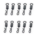 20pc Carp Fishing End Tackle lead clips Quick Change swivels Sleeves Anti Q6L9