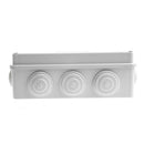 White ABS IP65 Waterproof EnClosure Junction Box 200mmx155mmx80mm B3W7